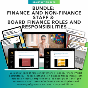Bundle - Board and Staff roles Roles and Responsibilities