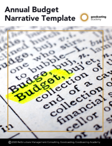 Cover - Annual Budget Proposal Narrative Template