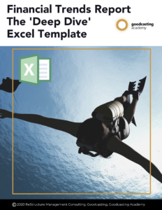 Cover - Financial Trends Report The 'Deep Dive' Excel Template