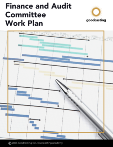 Cover - Finance and Audit Committee Work Plan