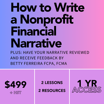V2_How to Write a Financial Narrative NFP